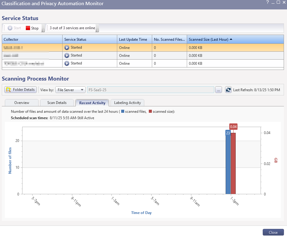 How to check DCE progress